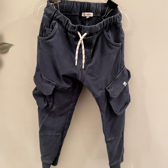 NOPPIES CARGO STYLE TROUSERS SZ 98 (2-3YRS) DK BLUE / SAPPHIRE COLOR - Picture 2 of 6